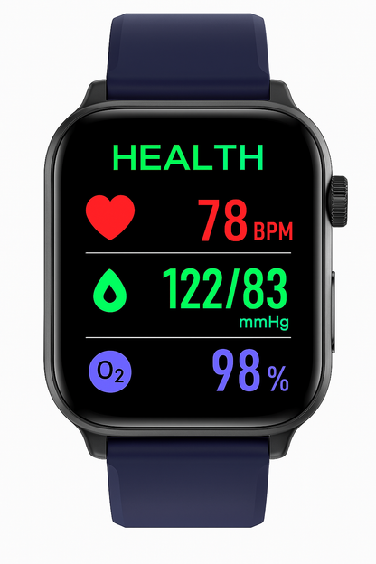Advanced Fitness Tracker with ECG and BP Monitor