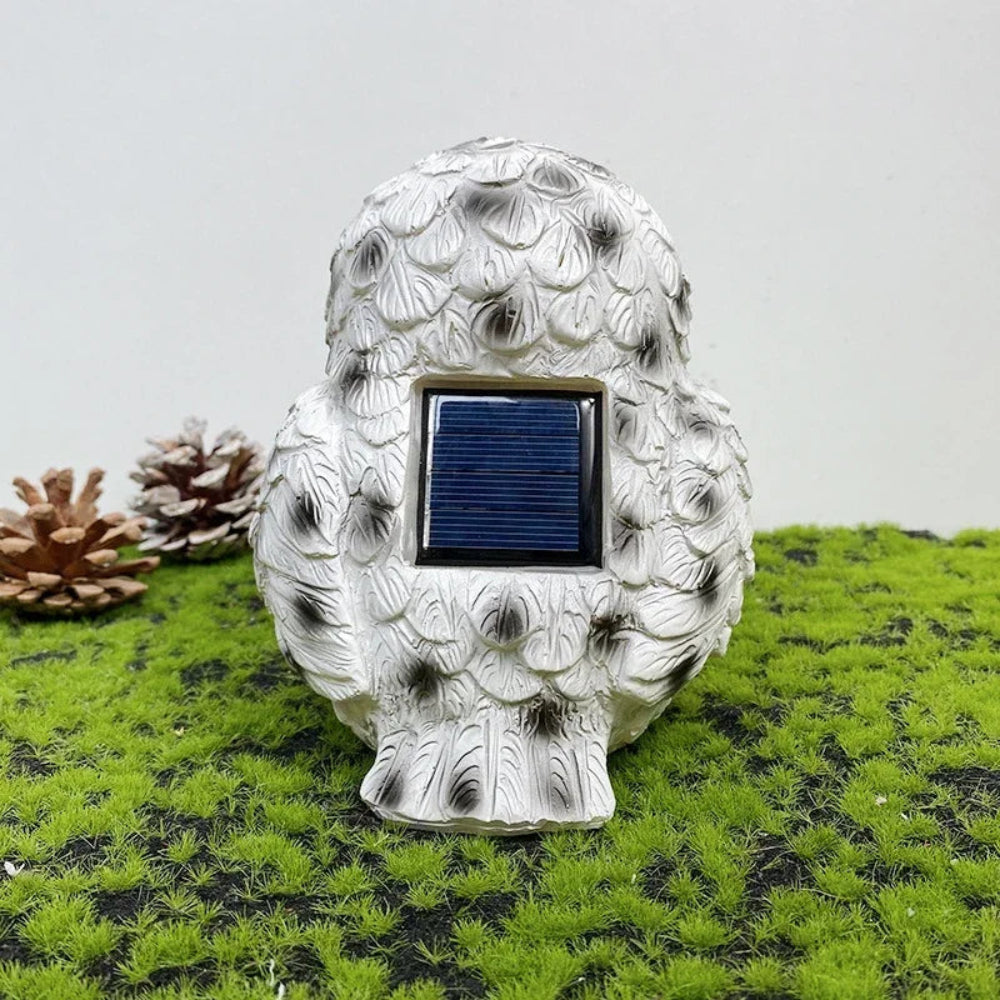 Solar Garden Light - Waterproof Owl Design LED Lamp for Outdoor Spaces, Eco-Friendly Solar Powered Lighting 6
