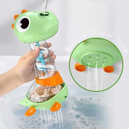 Fun Dino Bath Toy with Soft Sprayer and Easy Grip - Halri