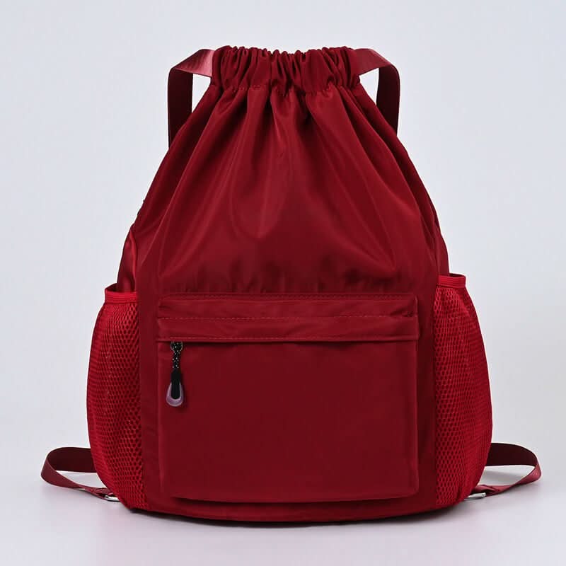Sportlicher Turnrucksack mit Staufächern und Taschen