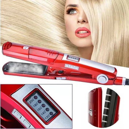 Steam Ceramic Hair Straightener Electric Professional Hair Tool
