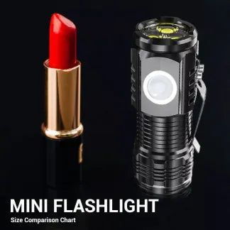 Compact Waterproof LED Torch with 5 Settings