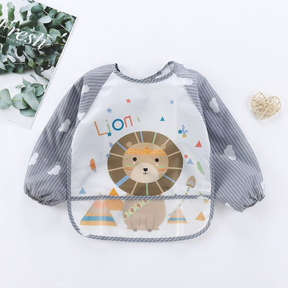 Baby Splash Proof Apron Bib with Long Sleeves - Halri