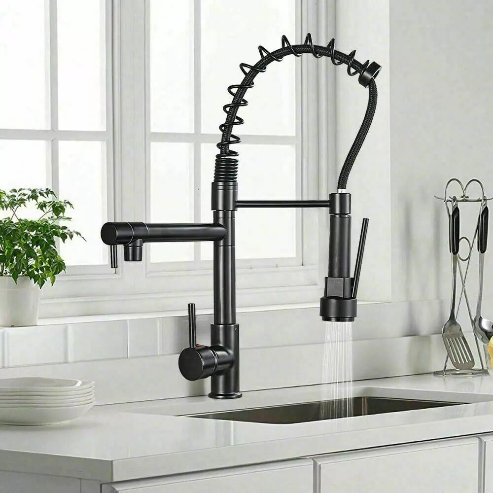 Easy Install Kitchen Faucet With Spray Nozzle