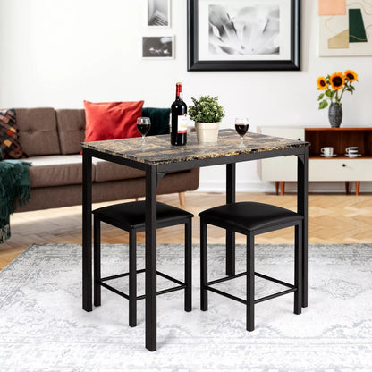 Compact 2 Seat Kitchen Table Set