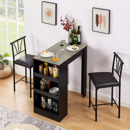 Compact 2 Person Kitchen Table Set