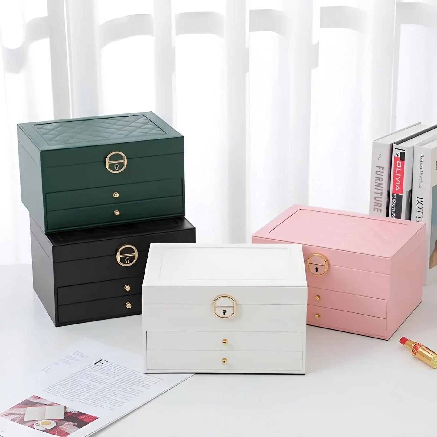 Premium Stackable Jewelry Storage Box