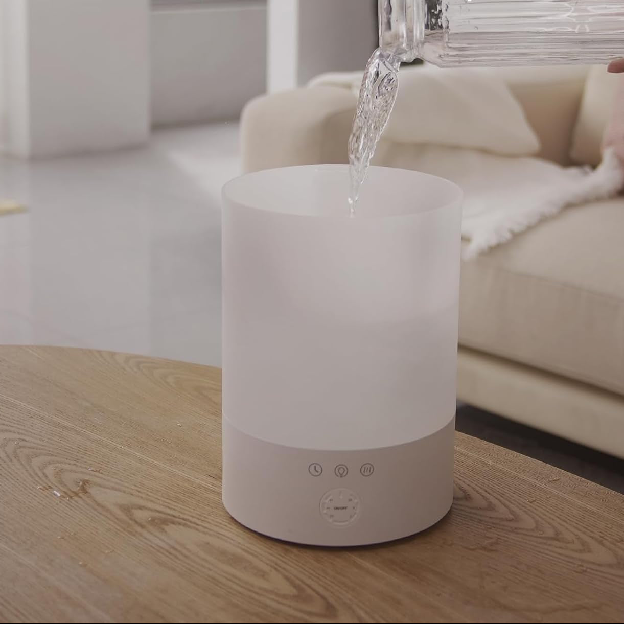 Ultrasonic Cool Mist Humidifier for Bedroom – 2.5L Tank, Adjustable Mist Levels, Night Light, Silent Operation, Ideal for Large Rooms 5