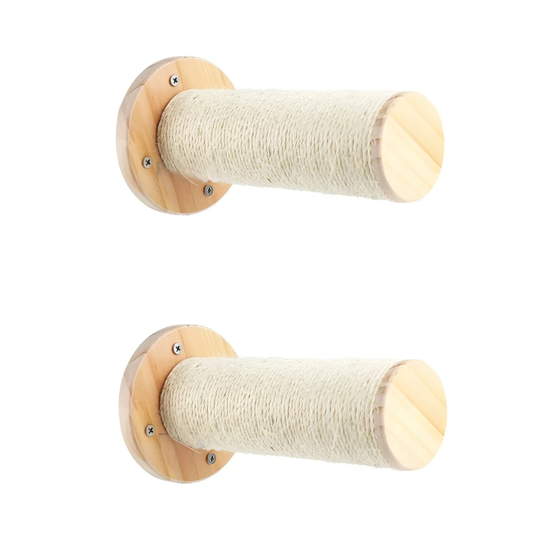 Kletterwandregal für Katzen mit Kratzbaum