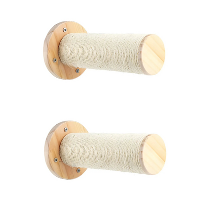 Kletterwandregal für Katzen mit Kratzbaum