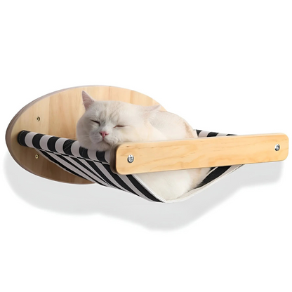 Kletterwandregal für Katzen mit Kratzbaum