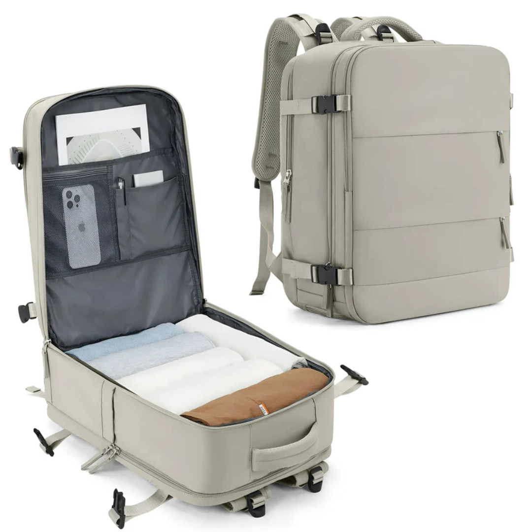 Compact Travel Suitcase with Large Storage Capacity - Halri