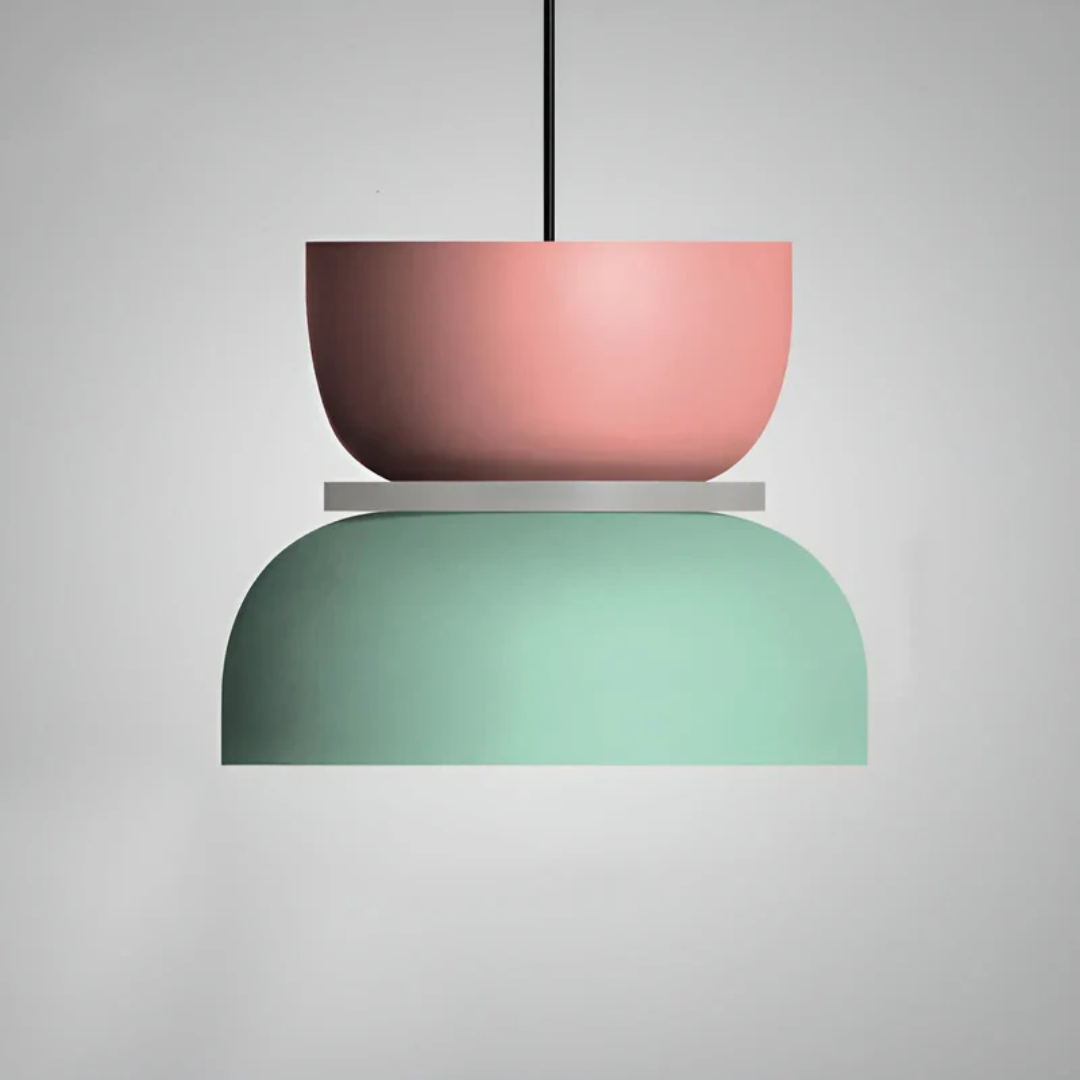Helle und stilvolle Macaron-LED-Pendelleuchte