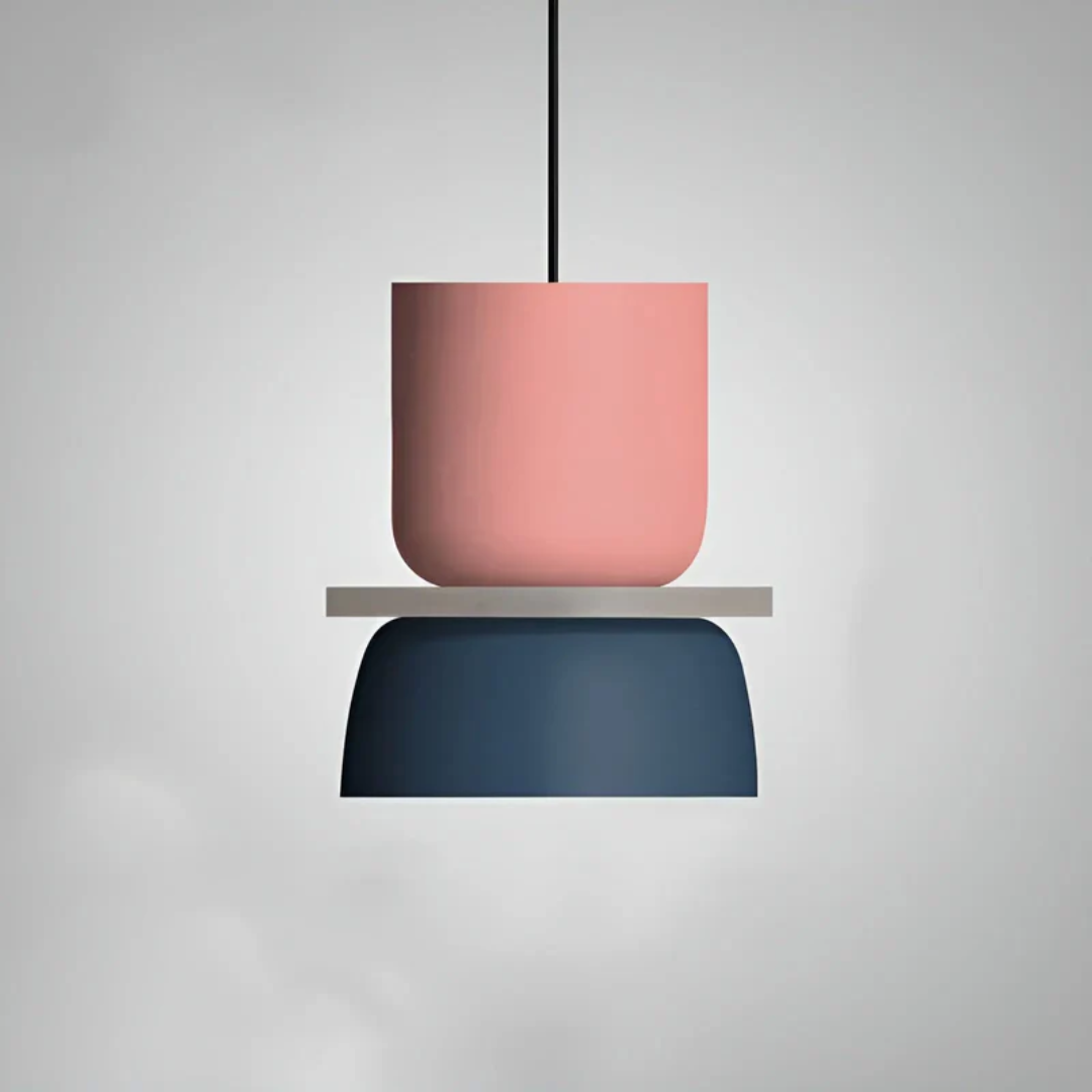 Helle und stilvolle Macaron-LED-Pendelleuchte