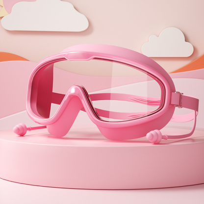 Schwimmbrille für Kinder mit klaren, beschlagfreien Gläsern