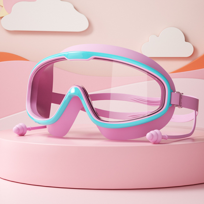 Schwimmbrille für Kinder mit klaren, beschlagfreien Gläsern