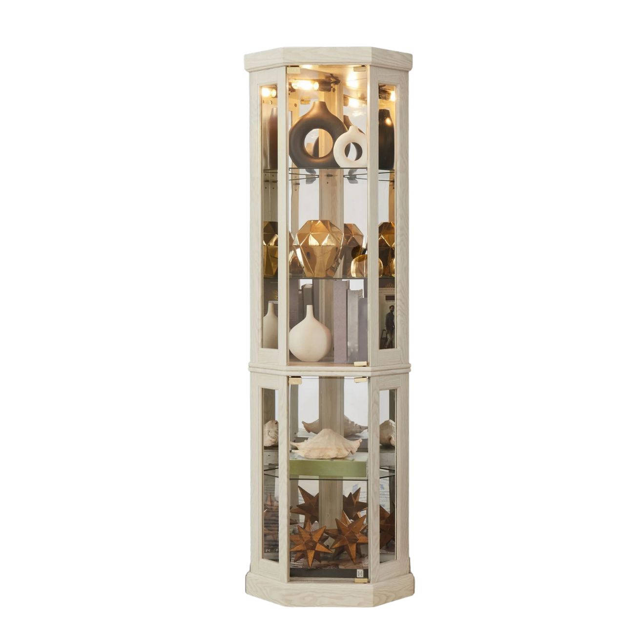 Traditional Display Corner Cabinet