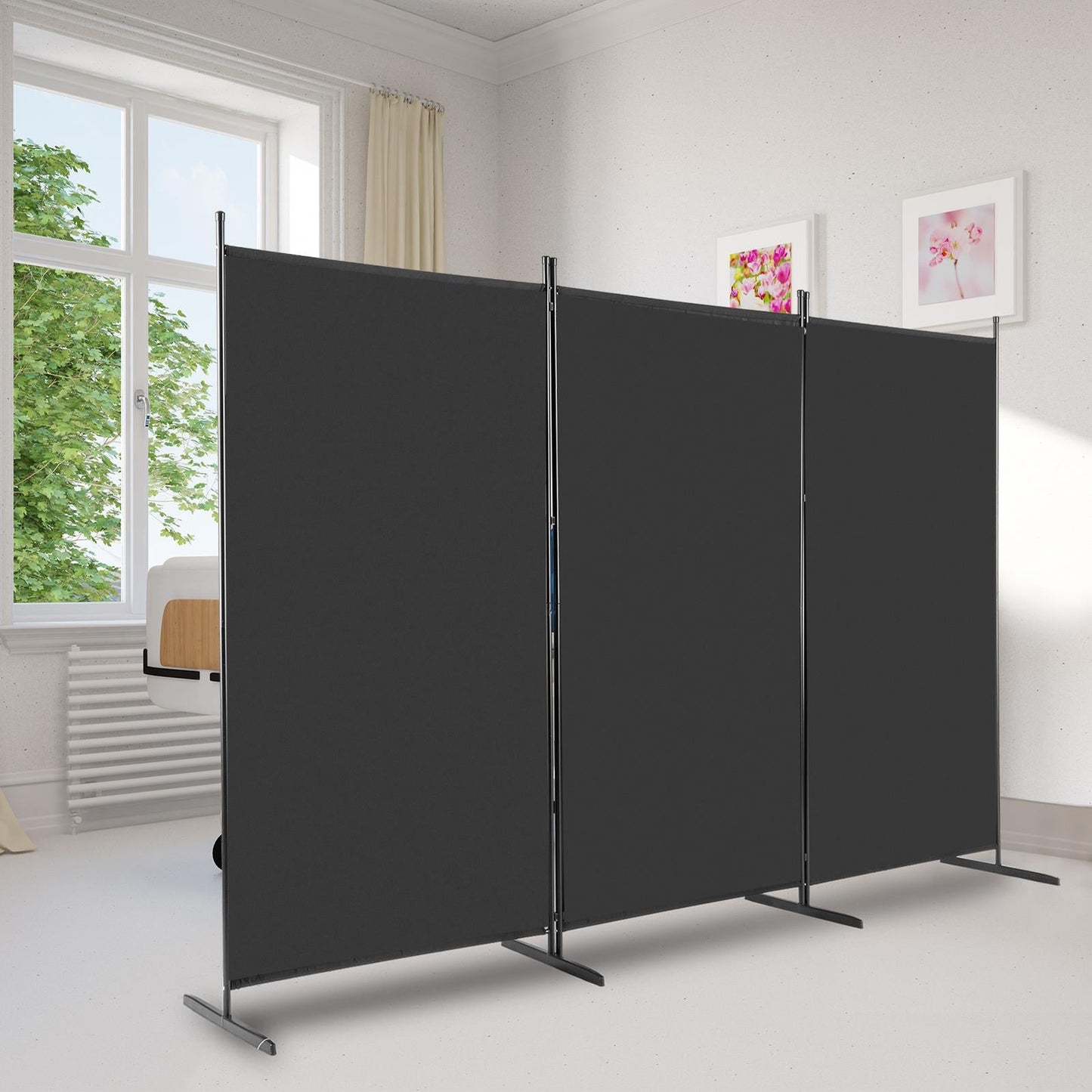 Portable Folding Office Room Divider Screen Panel - Halri