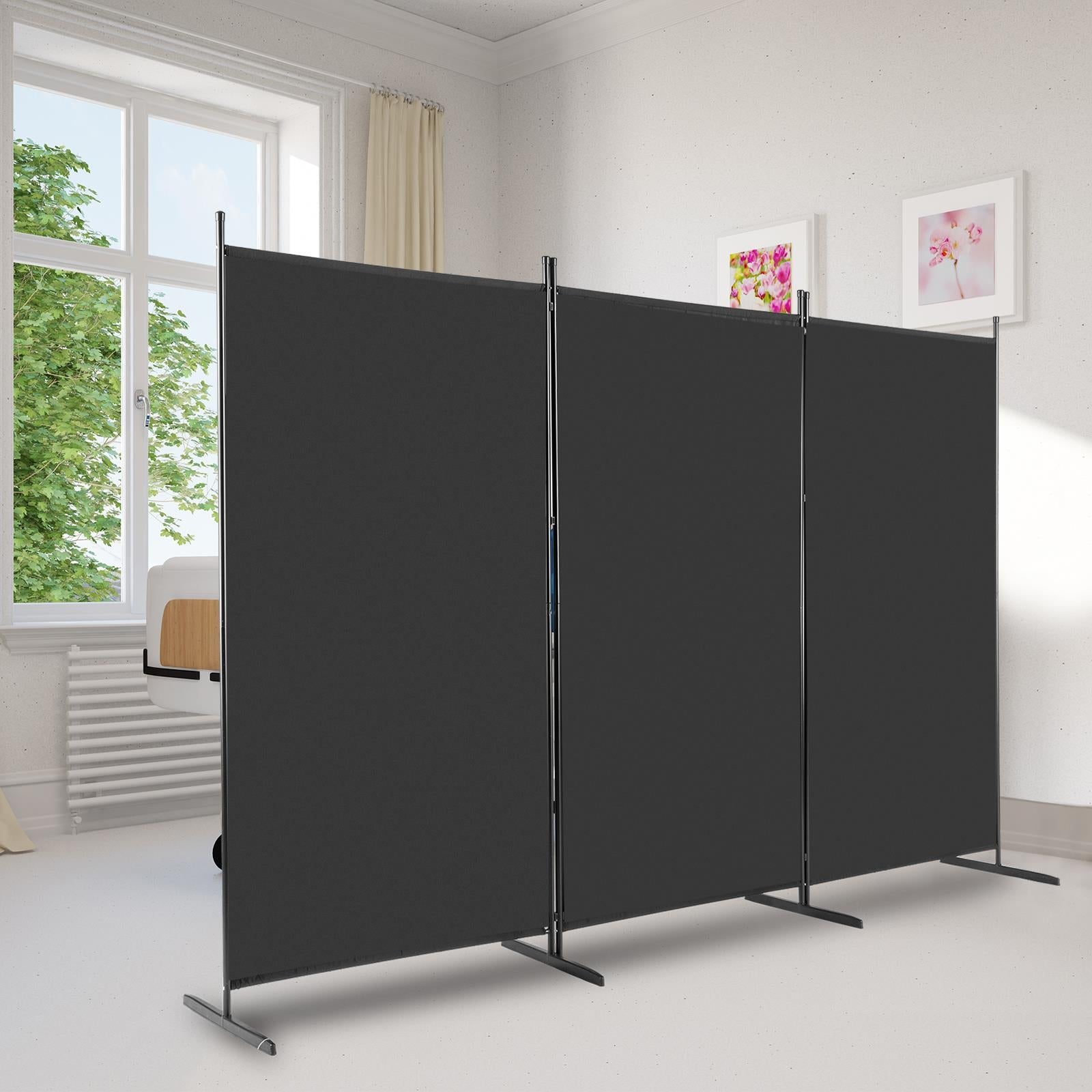 Portable Folding Office Room Divider Screen Panel - Halri