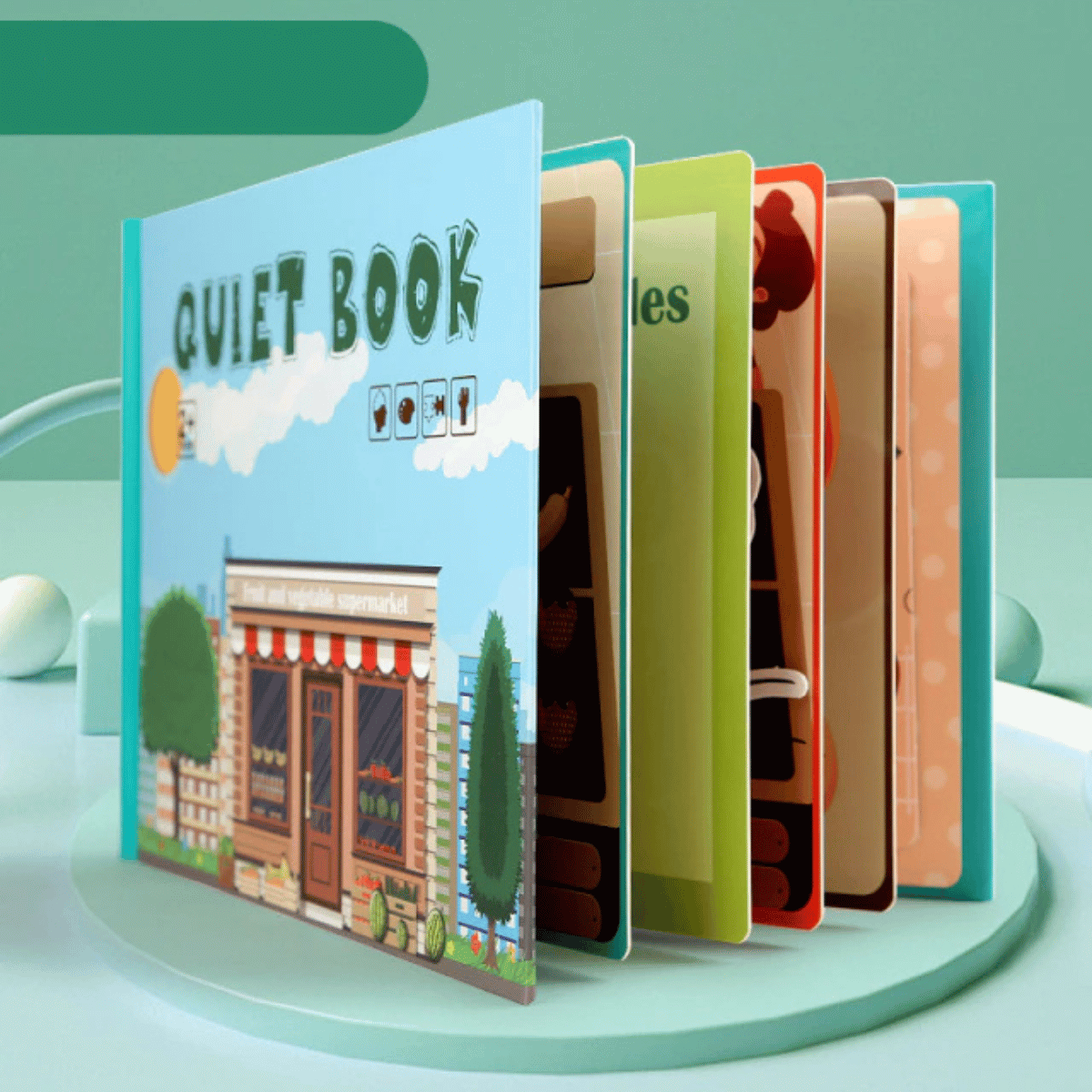 Unterhaltsames Lern- und Aktivitätsbuch für Kleinkinder 