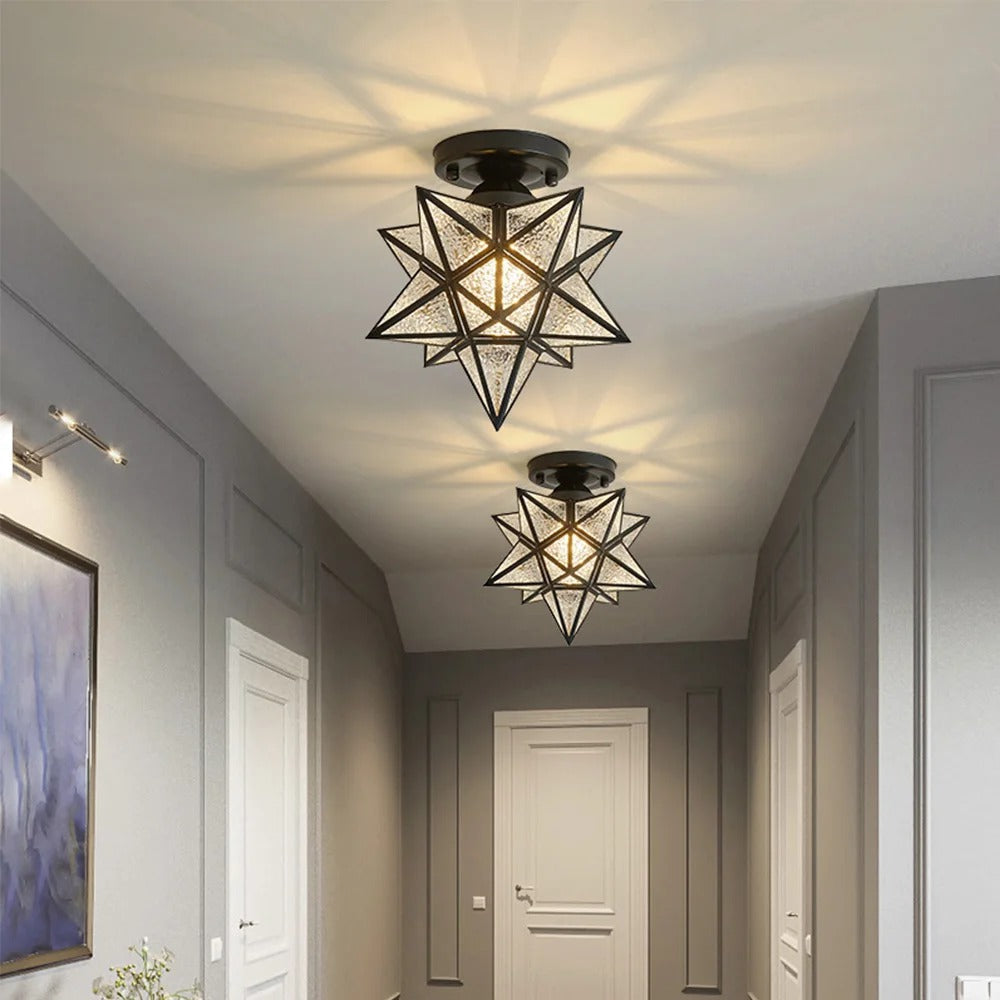 Classic Star Shaped Pendant Lamp