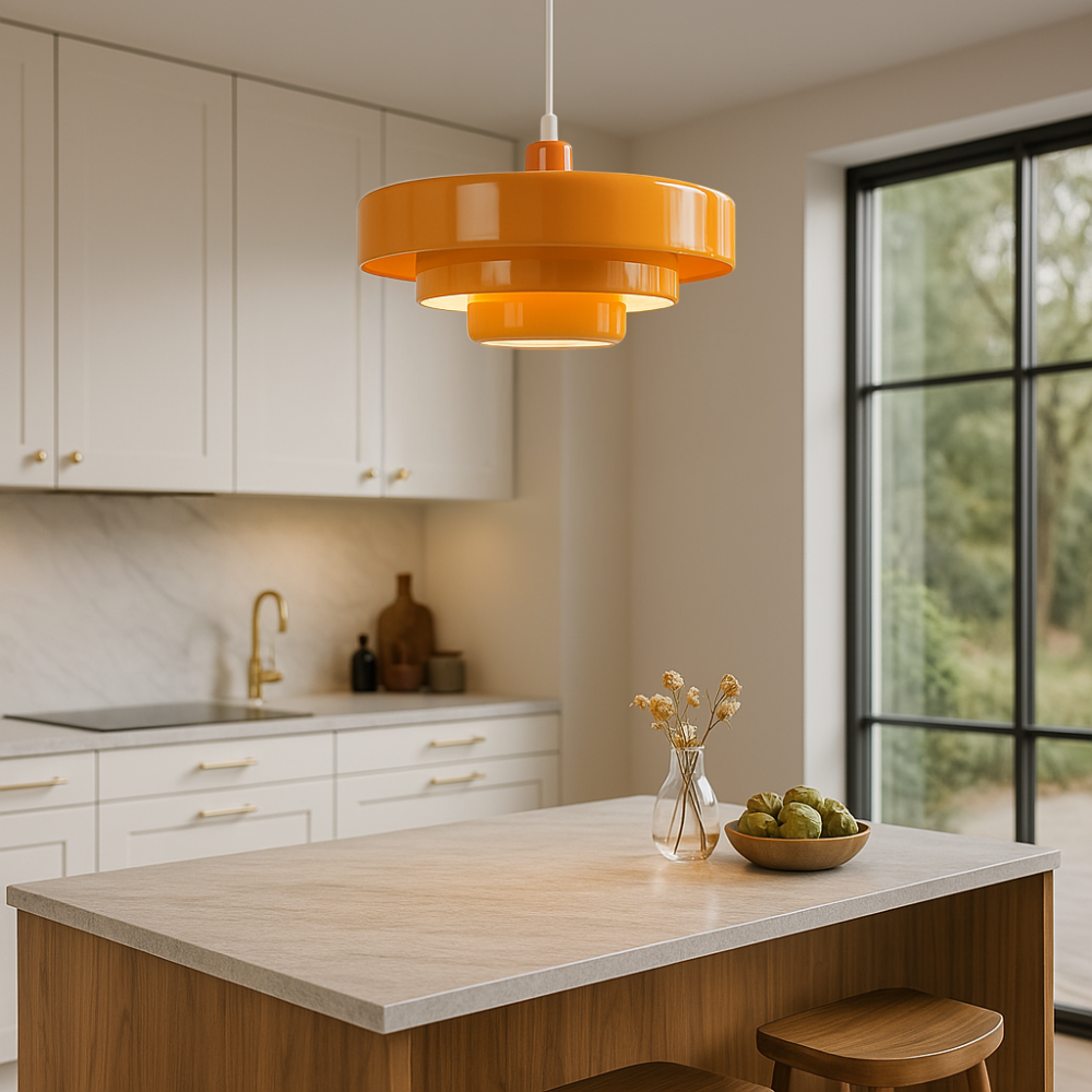 Pendelleuchte im Retro-Stil – Sanfte LED-Beleuchtung für Zuhause