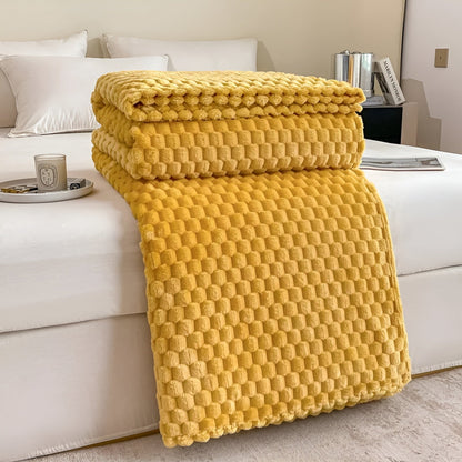 Plüschige, graue Kuscheldecke – weich und warm