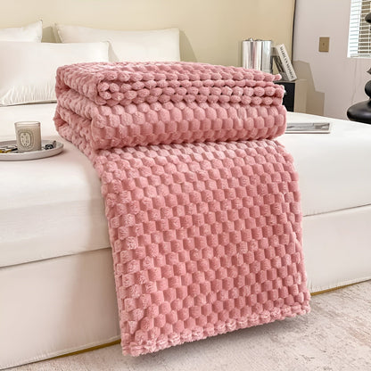 Plüschige, graue Kuscheldecke – weich und warm