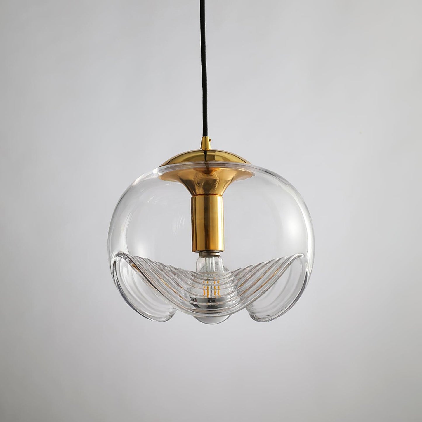 Stilvolle Glas-Pendelleuchte