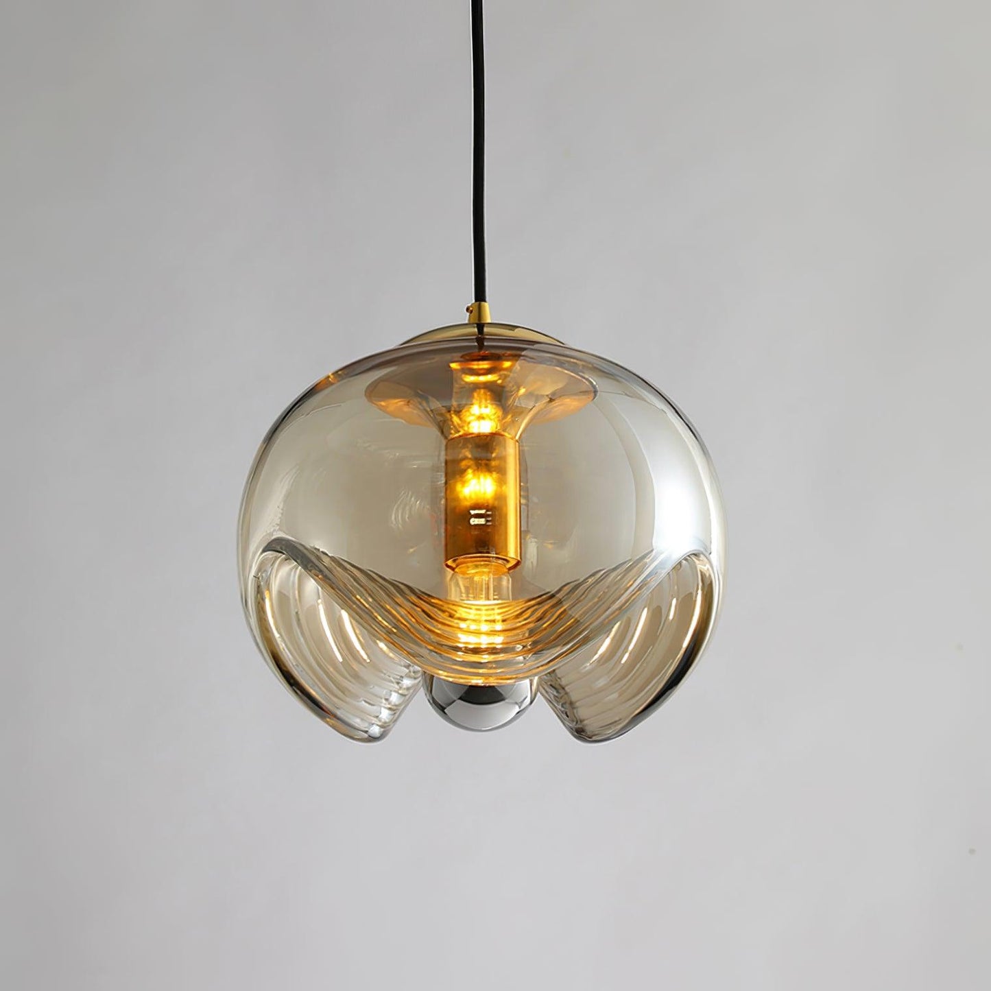 Stilvolle Glas-Pendelleuchte
