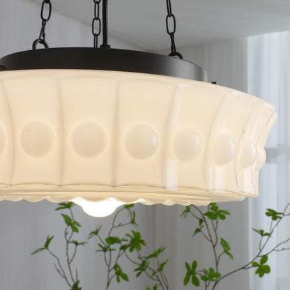 Classic Antique Glass Dome Lamp