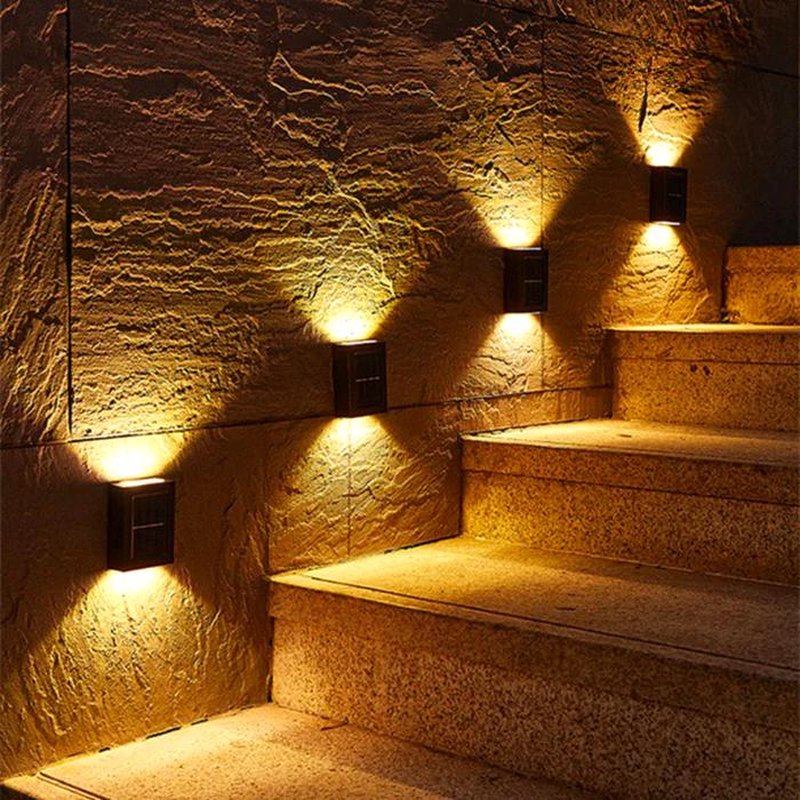Solar Powered Outdoor Security Wall Lamp