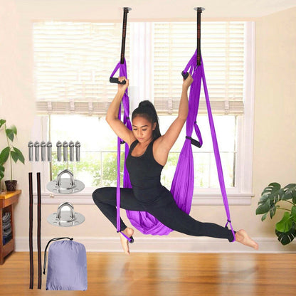 Portable Indoor Outdoor Yoga Hammock Swing
