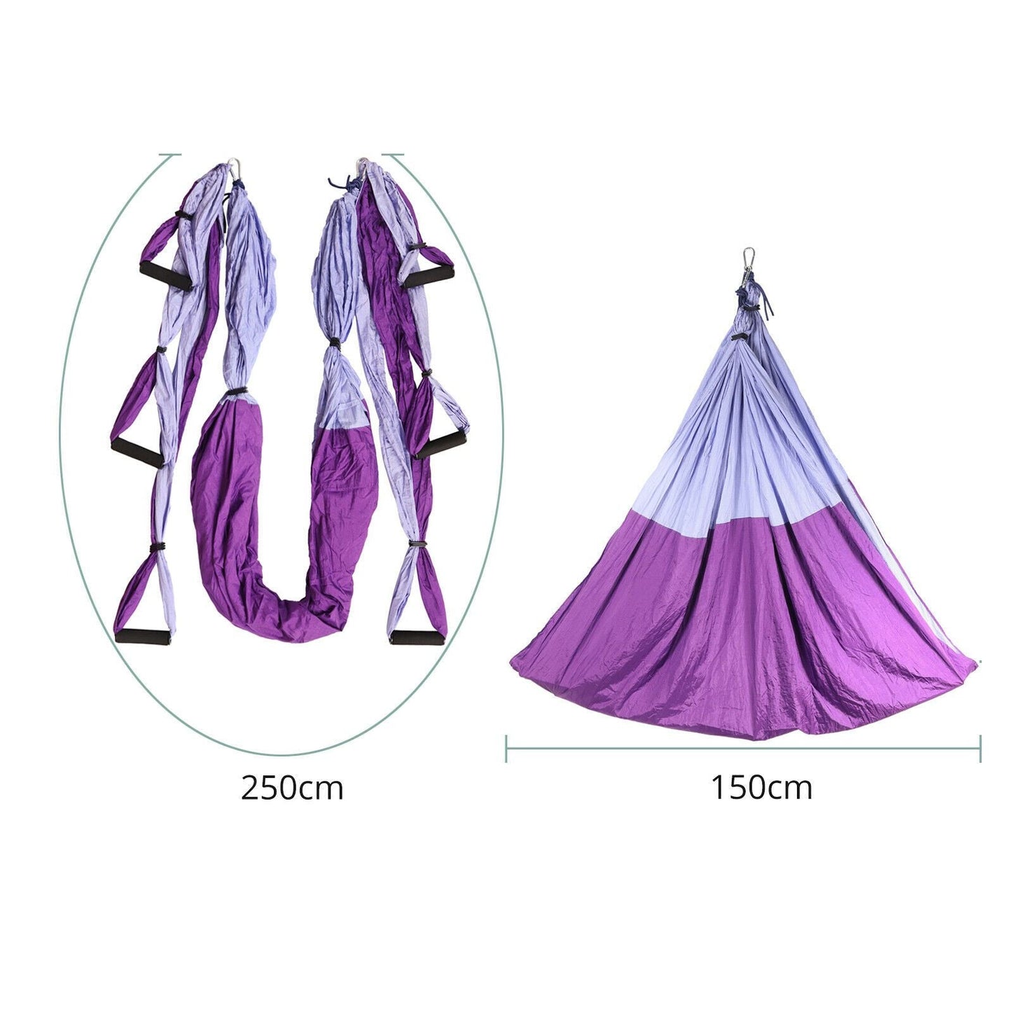 Portable Indoor Outdoor Yoga Hammock Swing