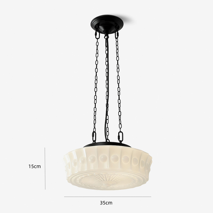 Classic Antique Glass Dome Lamp