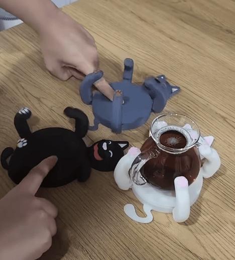 Katzenförmige Schutzuntersetzer