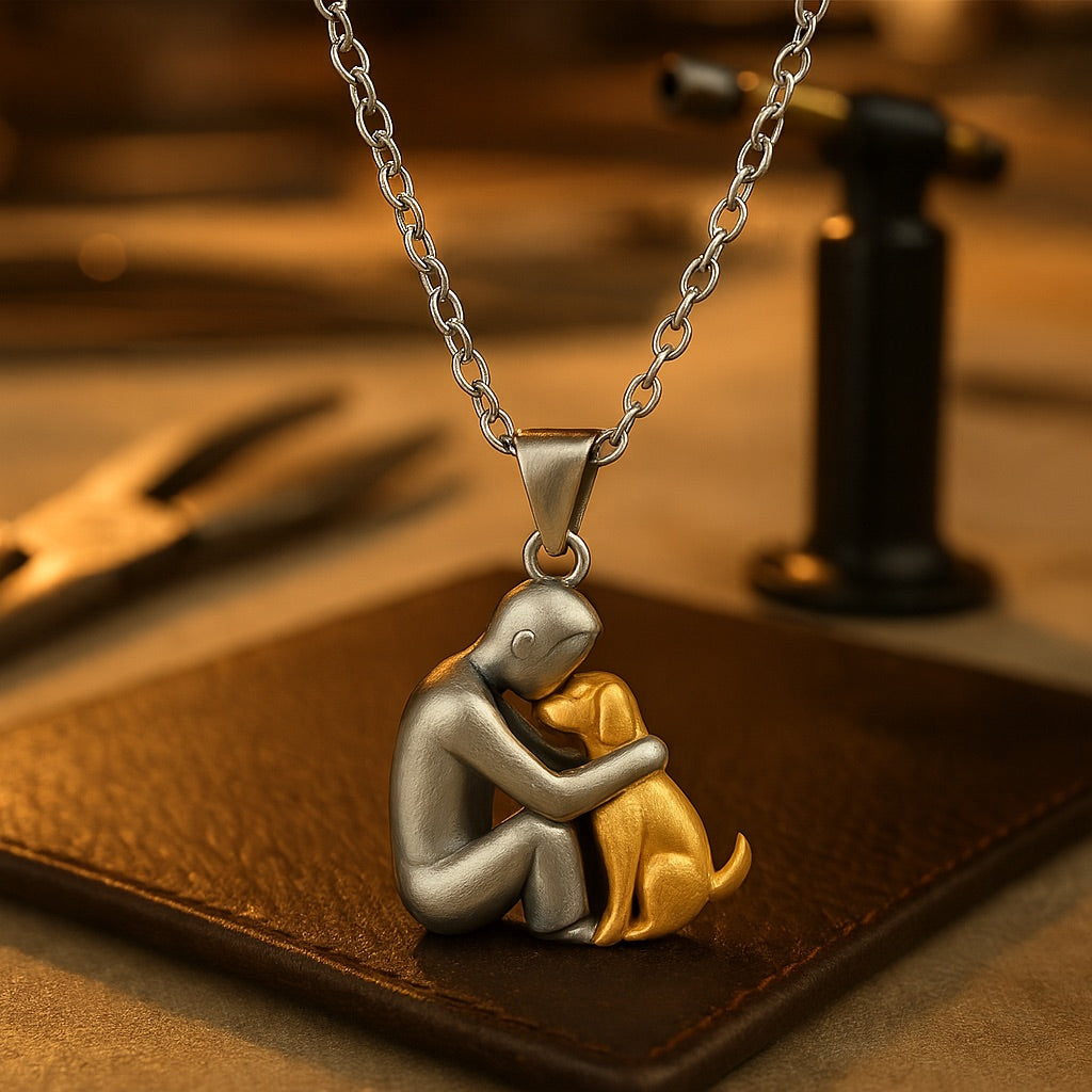Wunderschöne Halskette mit Kristalltropfenanhänger – eleganter Schmuck