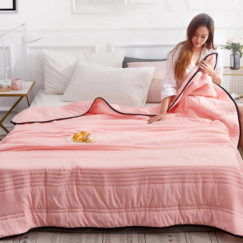 Soft Cooling Throw Blanket for Restful Sleep