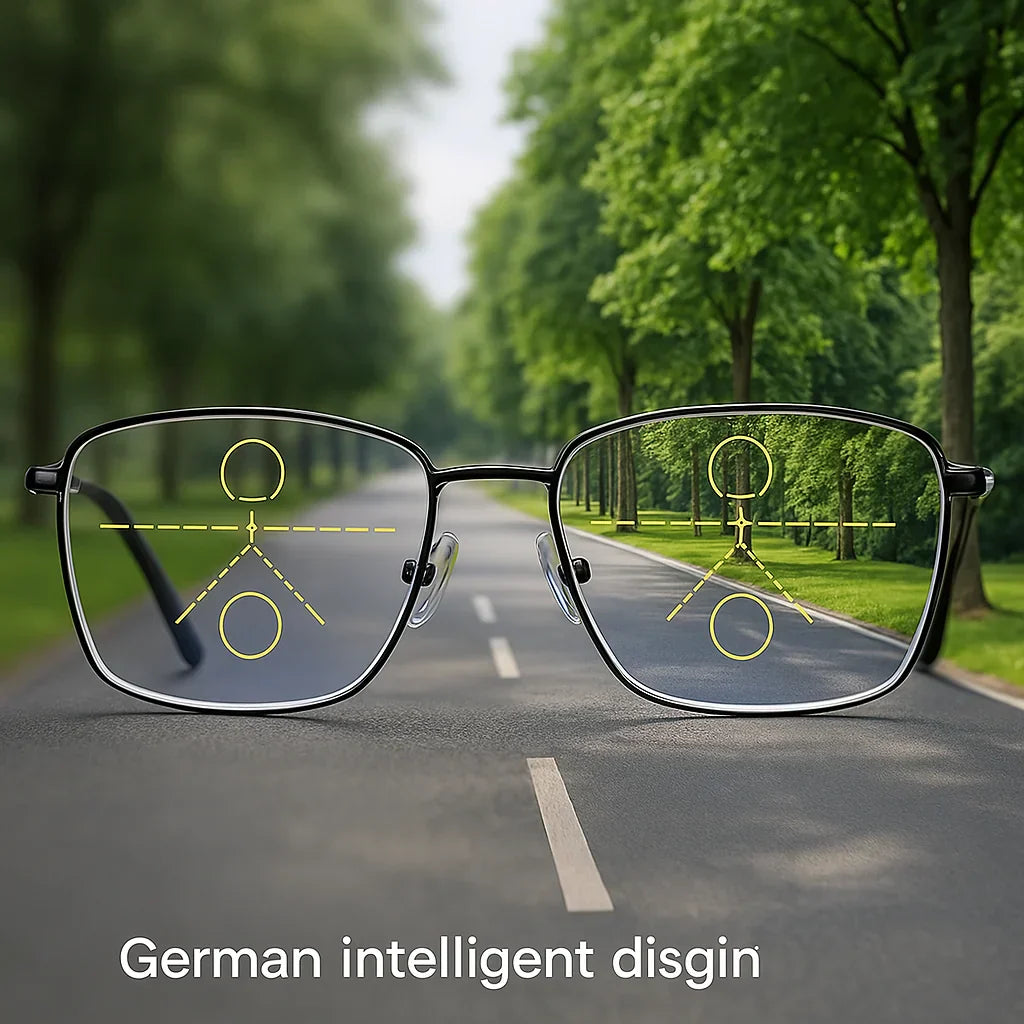 Anti Glare Progressive Eyeglasses with Comfort Fit