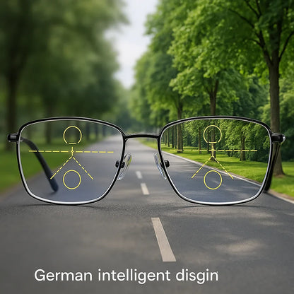Anti Glare Progressive Eyeglasses with Comfort Fit