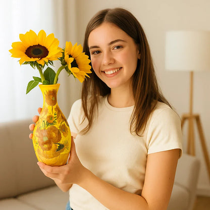 Wunderschönes 3D-Blumenvasen-Puzzle