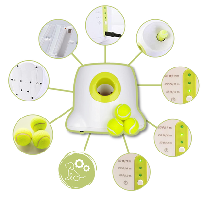 Fun Dog Ball Launcher Toy - Automatic Pet Thrower