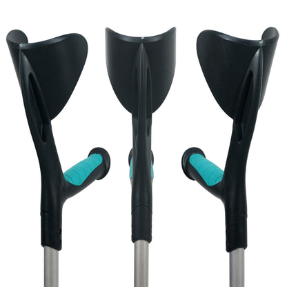 Comfortable Height Adjustable Walking Crutches for Adults