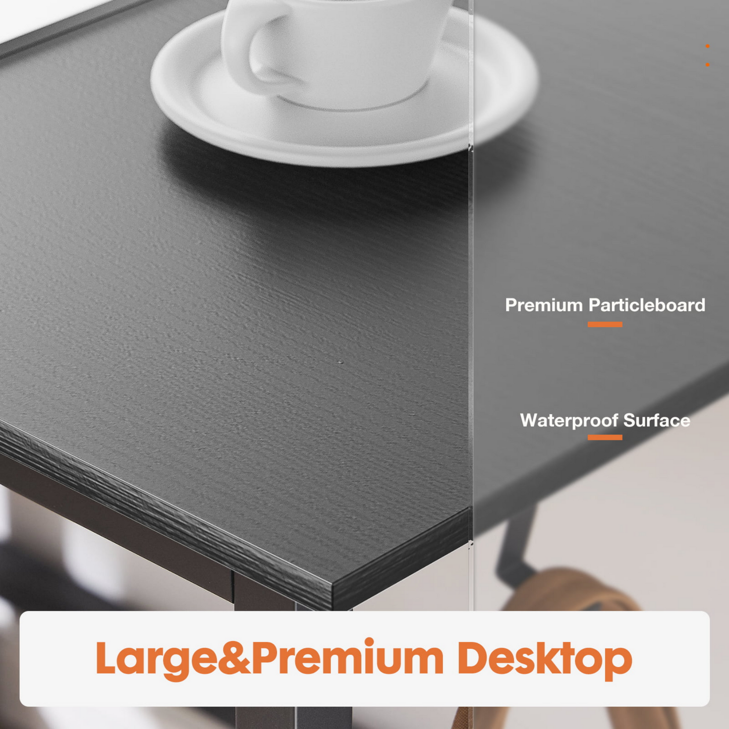 Compact Home Office Desk with Storage