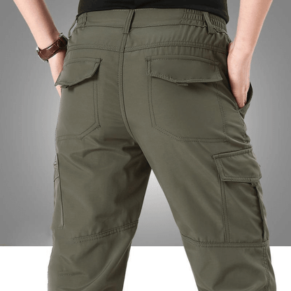 Rugged Outdoor Cargo Pants Heavy Duty Work Trousers