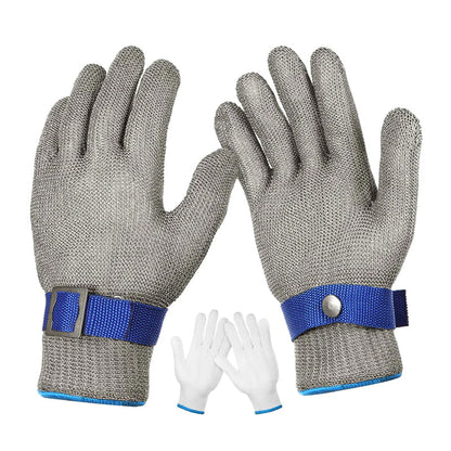 Strapazierfähige Laborhandschuhe aus Stahlgewebe