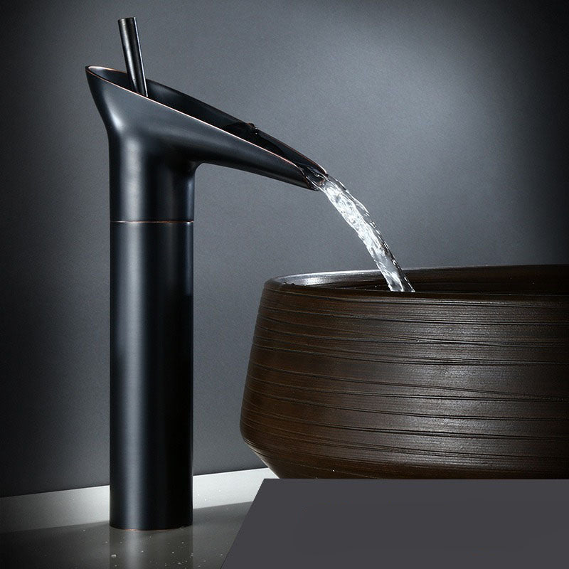Luxuriöser Einhebel-Badezimmerhahn aus Bronze
