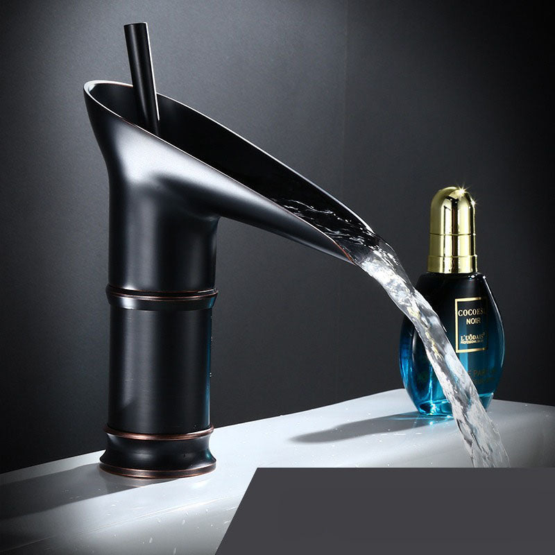 Luxuriöser Einhebel-Badezimmerhahn aus Bronze