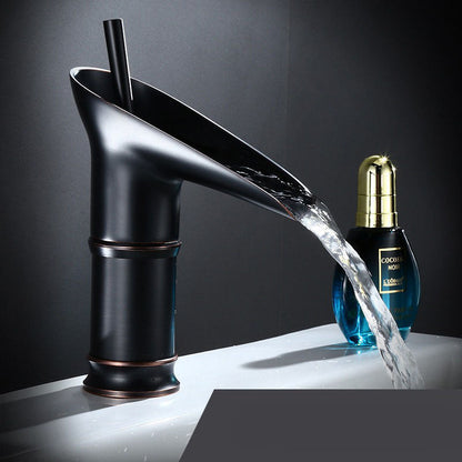 Luxuriöser Einhebel-Badezimmerhahn aus Bronze