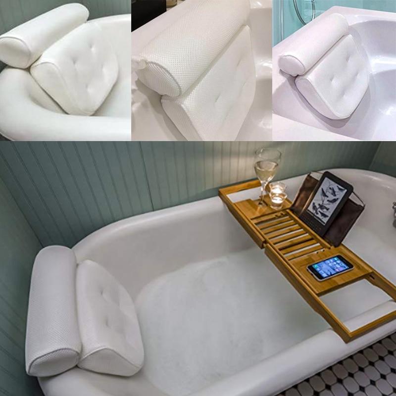 Soft Spa Bath Pillow Neck Support Cushion - Halri